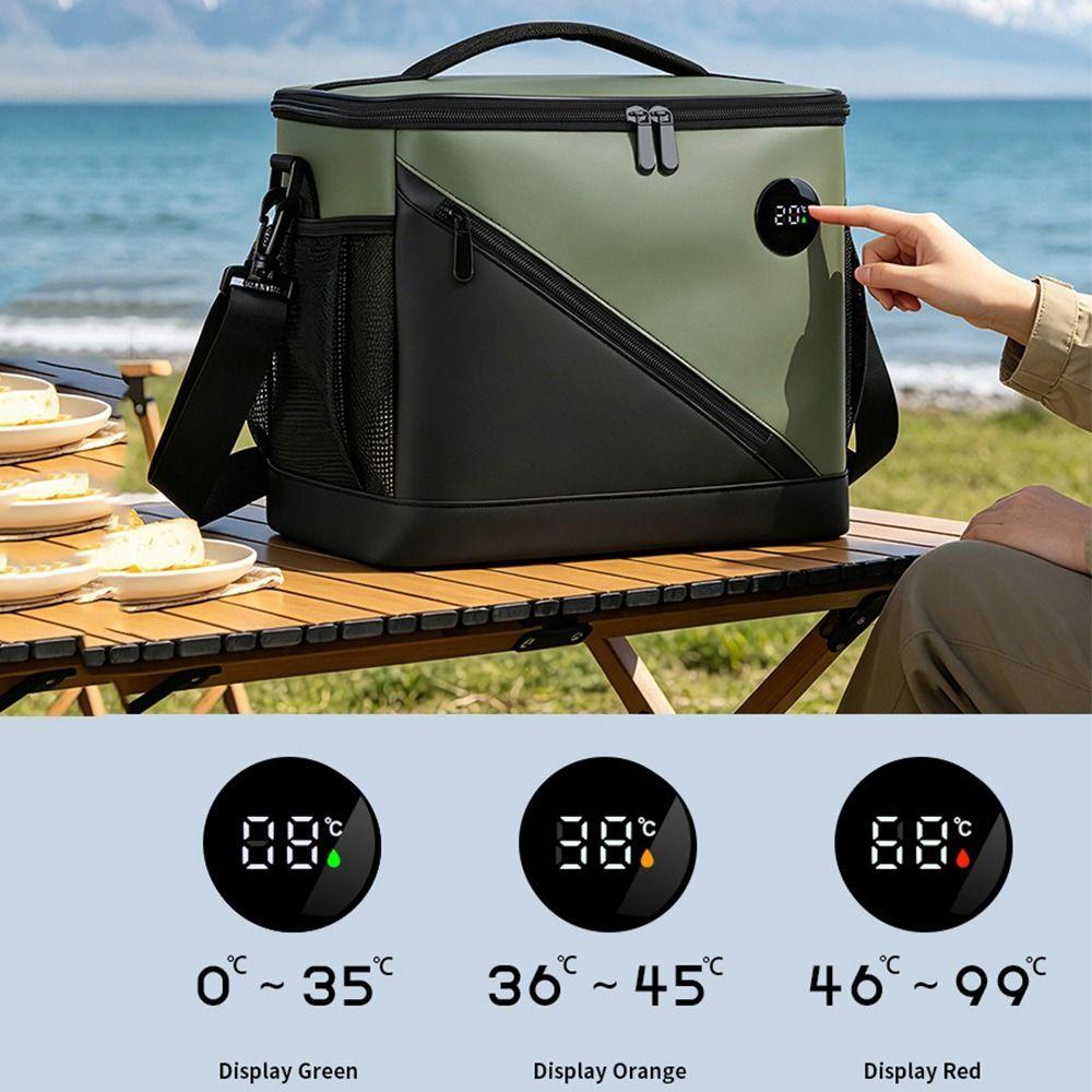 Waterproof Picnic Bag Large Capacity Cooler Bag Digital  Insulation Lunch Bag  for Women Men Adult