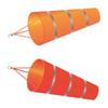 Weatherproof Windsock Wind Direction Bag with Fluorescent Belt Hanging Plastic Weathervane for Gardens Lawns and Patios