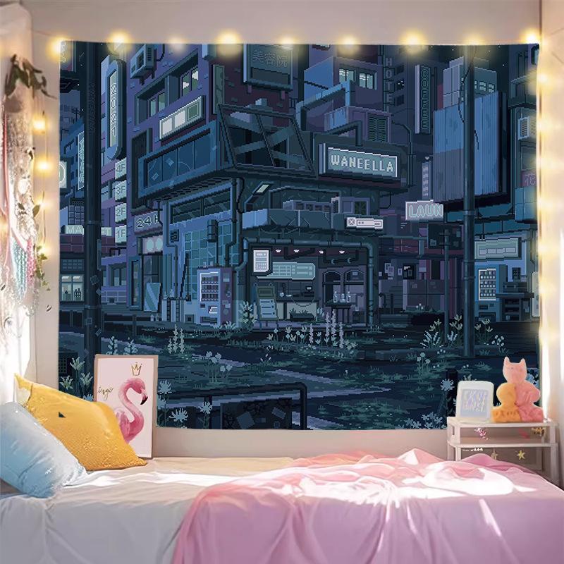 Beautiful Scenery Wallpaper for Rent, Wall Covering for Living Room, Decoration Painting for Room, Background Cloth for Bedroom, Hanging Carpet, Wall