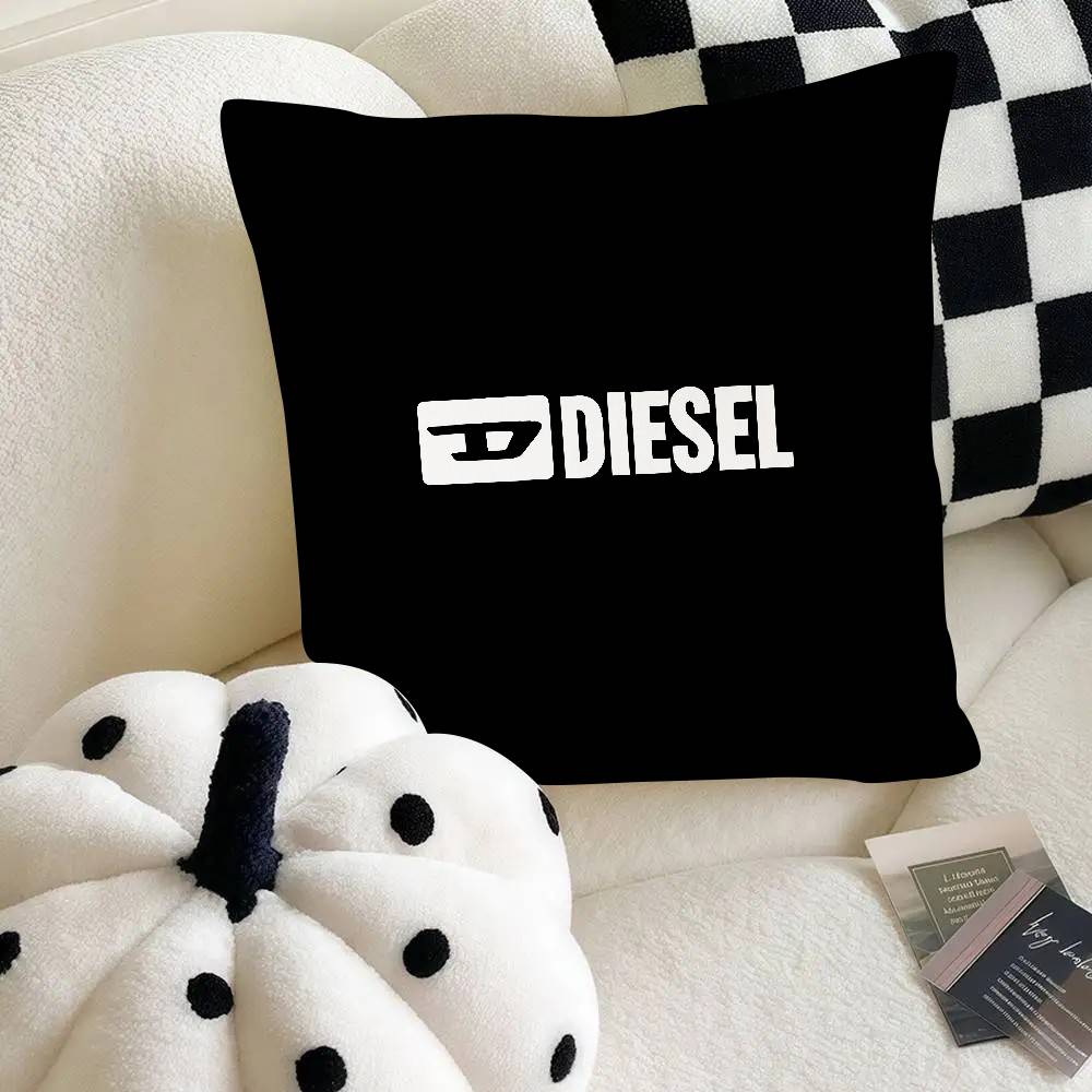 Luxury D-diesElS-Design Pillow Case Fashion Square Pillowcase Bedroom Sofa Room Ins Decoration Leisure