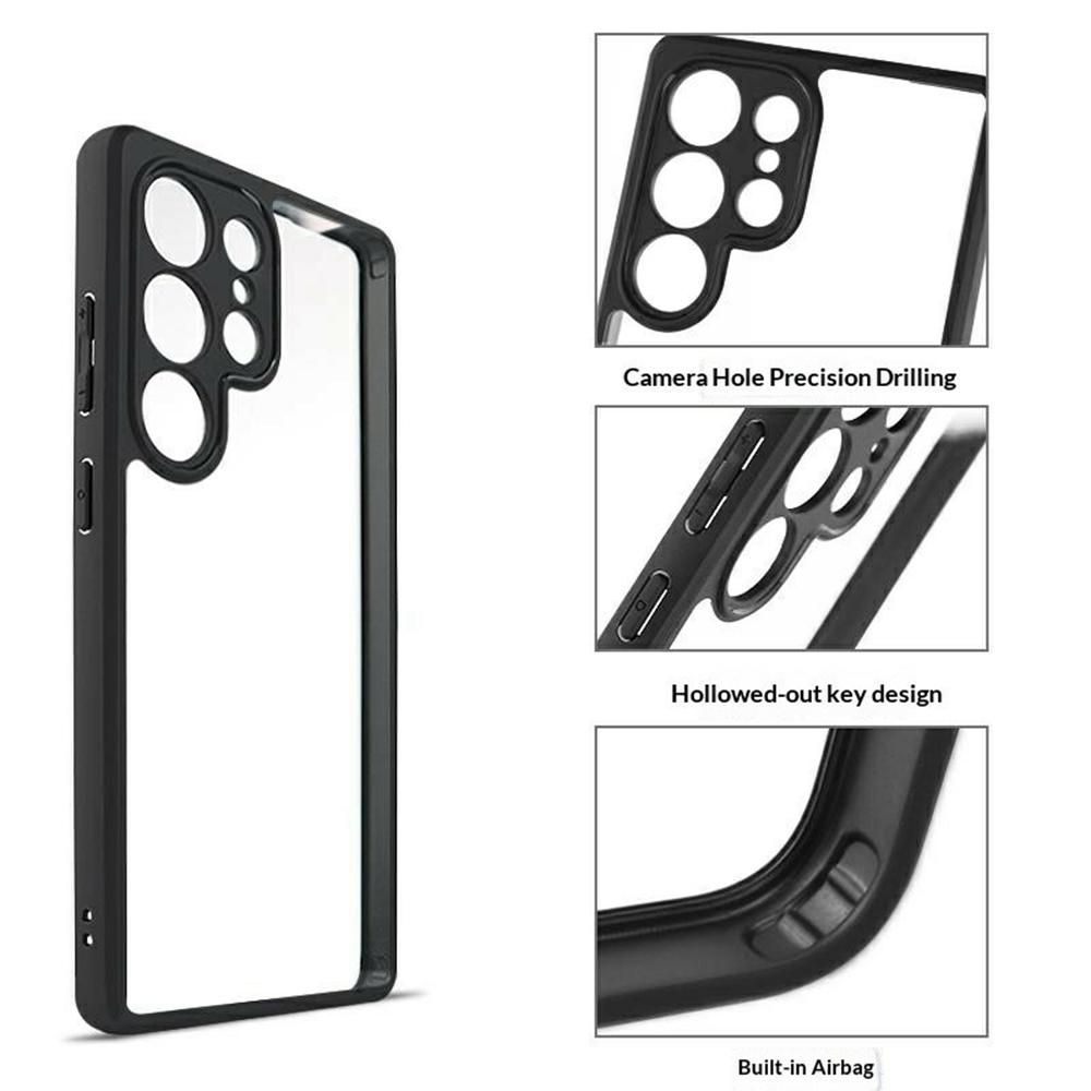 For Samsung Galaxy S26 Ultra Phone Case Shockproof PC + TPU Clear Back Cover