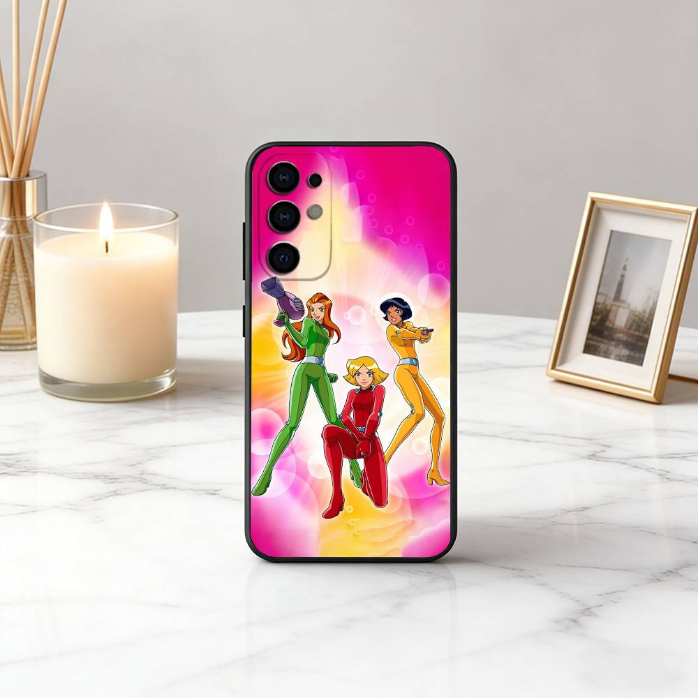 

Чехол для телефона Agent gIrls T-Totally S-Spies-ES для Samsung S25,S24,S21,S22,S23,S30,Ultra,S20,Plus,Fe,Lite,Note,10, Черный Чехол Samsung S21Ultra