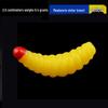 Fishing Simulation Mealworm Soft Bait for Bread, Red Worm, and Micro Fish Species.