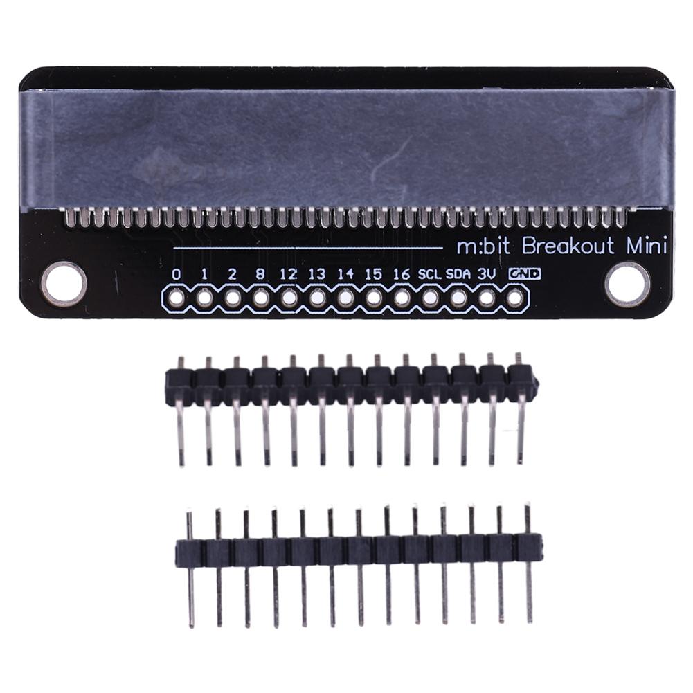 

For BBC Microbit Breakout Breadboard Multicolor Development Expansion Board Easy To Install Mini Breakout Adaptor Board Portable чорний