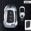 Metal Car Remote Key Cover Case Holder Protector Shell Fob for VW Volkswagen T-ROC Golf 7 Polo Tiguan T-Cross Jetta EOS Beetle