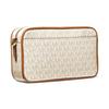 New MICHAEL KORS Bradshaw Polyurethane Camera Bag, Shoulder Bag, Crossbody Bag Medium Women's Vanilla White 32F1G2BC2B-149