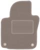 Beige Driver's Mat For: Volkswagen Jetta V Sedan, Variant, Station Wagon (2005-2011)