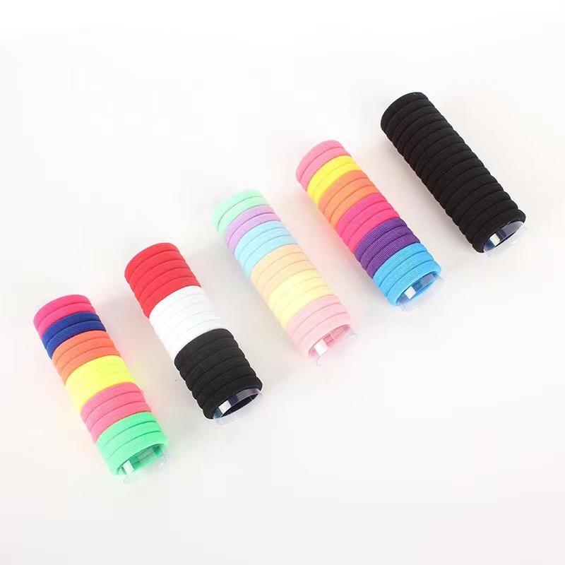 48Pcs/Set Women Elastic Hair Bands Kids Ponytail Holder Hair Accessories