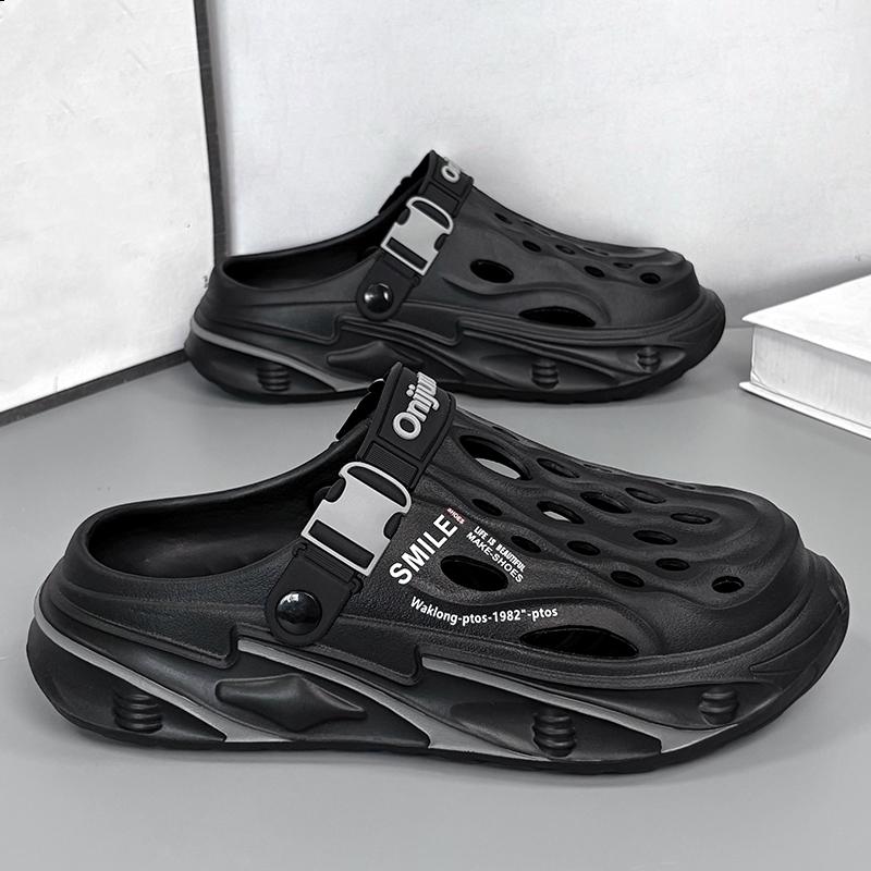 

Fashion New Men S Outdoor Slippers Beach Sandals Comfortable Slides Clogs For Men Casual Shoes Garden Shoes Male Beach Slippers 38-39