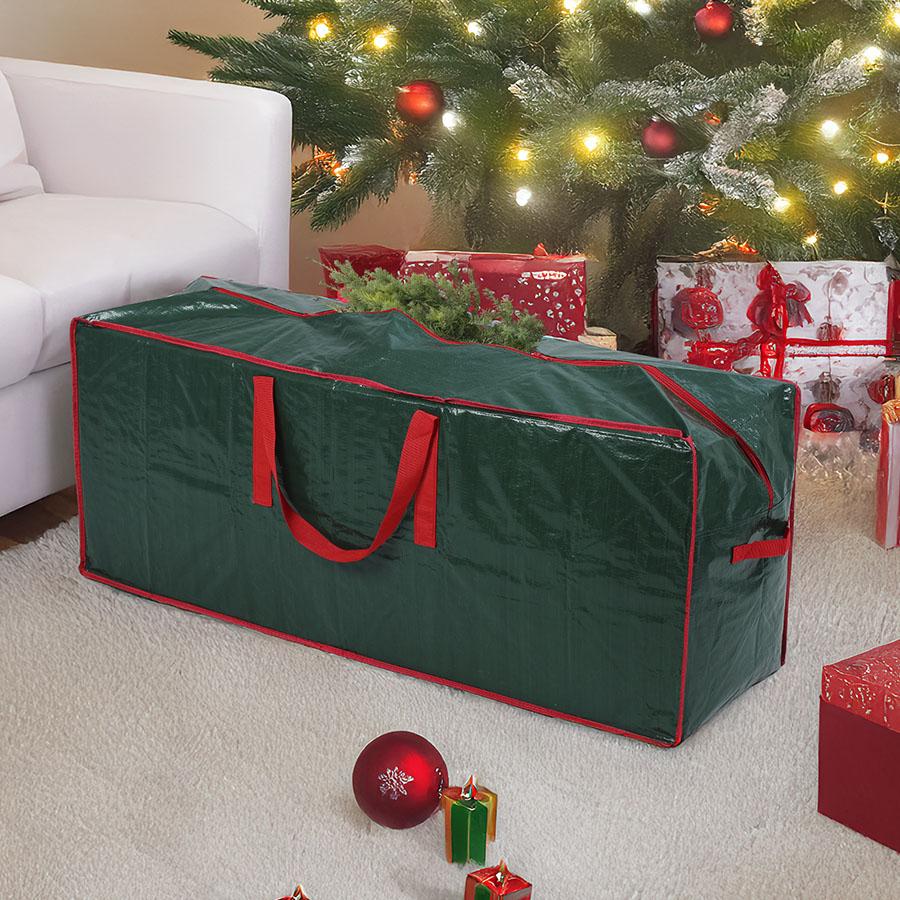 Christmas Tree Storage Bag - Stores 7Foot Artificial Xmas Holiday Tree, Durable Waterproof Material, Zippered Bag, Carry Handles.
