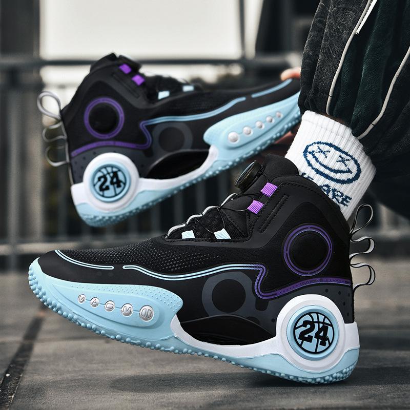 

Баскетбольные кроссовки с высоким верхом мужские и женские вращающаяся пряжка лимитированная серия Kobe студенческий мяч молодежные профессиональные для реальных боев нескользящие дышащие тра 45