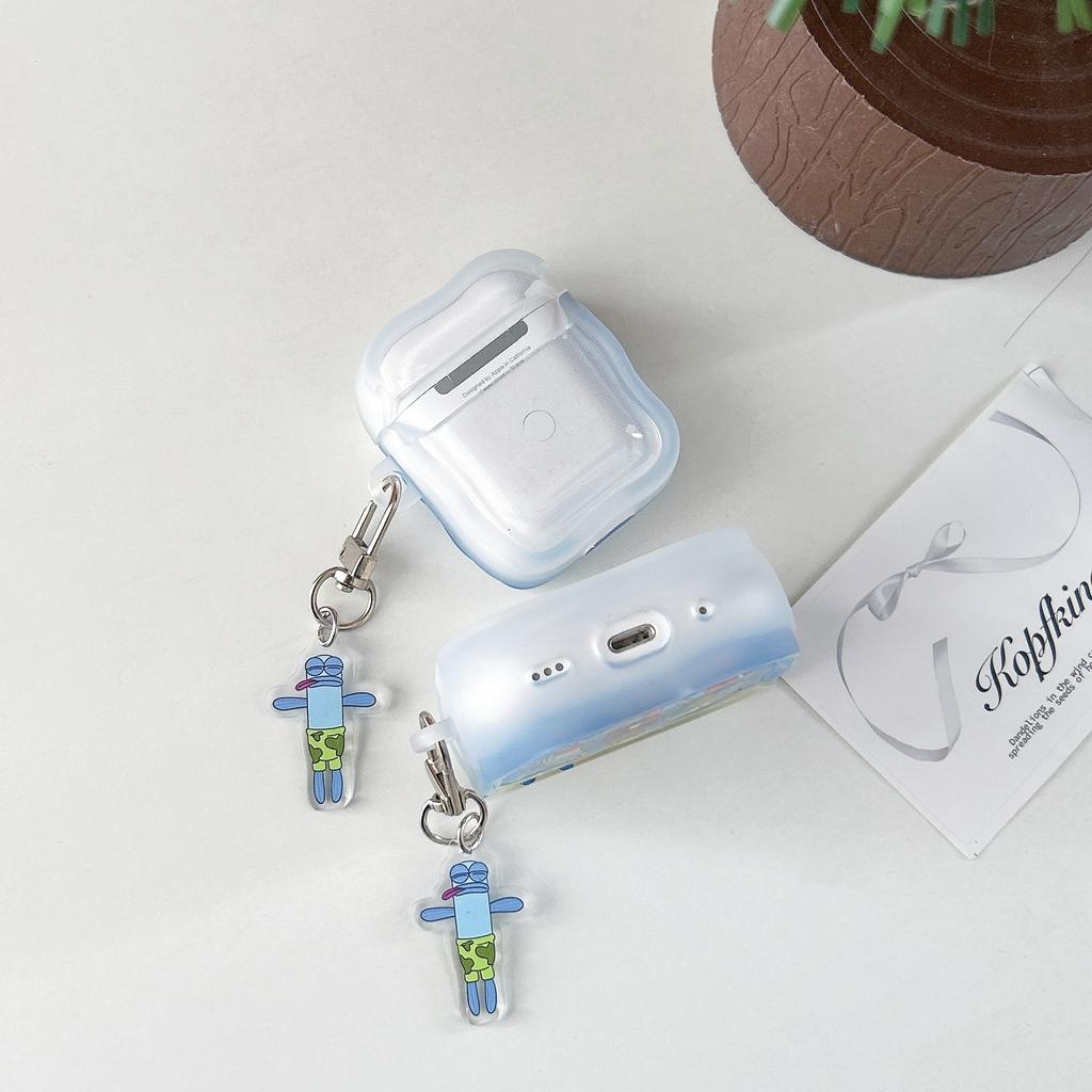 Für AirPods 4 Pro 3 2 1 Pro2 Pro3 Kopfhörerhülle 3D Clownfisch Silikon Cartoon Kopfhörerbox mit Anhängerabdeckung