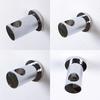 Premium Wall Bracket for Shower Fitting Sleek Chrome Finish 22mm Hole Diameter