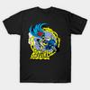 Men Black Print T-shirt Batgirl On The Fast Lane: Speed And Justice No-Cut Transfer Paper Print Cotton Tshirt