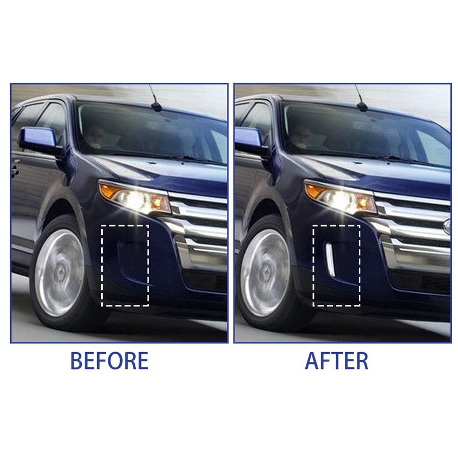 Pair 33-LED White Daytime Running Lights For Ford Edge 2011-2014