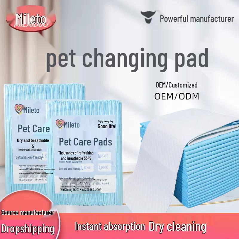 Dog Pee Pads - Absorbent Disposable Pet Diapers S (33x45cm) 20 pcs