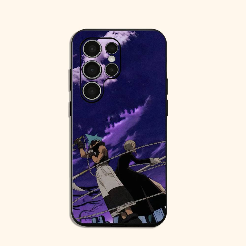 

Аниме S-Soul E-Eater Круглый чехол для телефона Samsung Galaxy S24 S22 S20 S23 S21 S20 Печать Силиконовый Чехол Samsung S25ULTRA