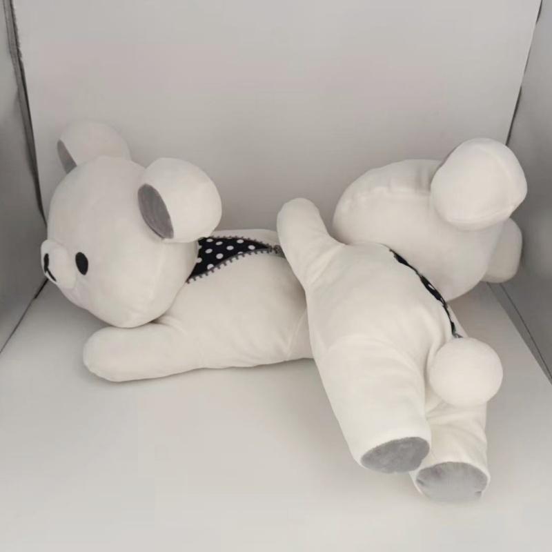 35cm Cute Relaxed Bear Rilakkuma Plush Toy Doll With Gray Ear Accents And Simple Features Perfect For Gifting And Collecting