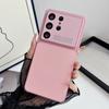 Business Classic Leather Textured Solid Color Phone Case For Samsung Galaxy S26 S25 S24 S23 Ultra Camera Protection Matte Cover