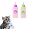 4pcs/set Bite Resistant Pet Milk Bottle Kits 60ml Cat Nipple Bottle  For Hamster Puppy Rabbits