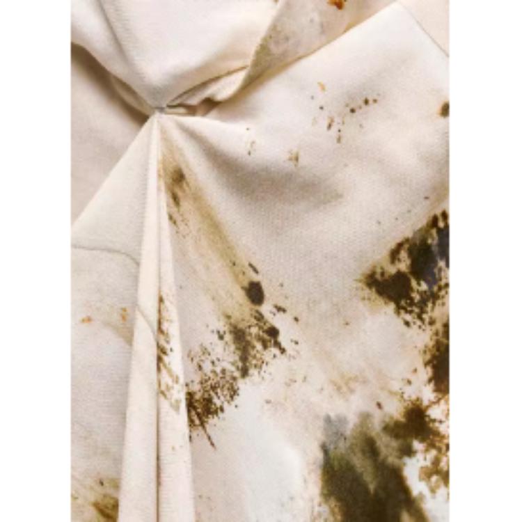 Zara Tie-Dye Print Waist-Defining Comfortable Casual Sleeveless Dress Women Dresses Nude Black 8216017-070