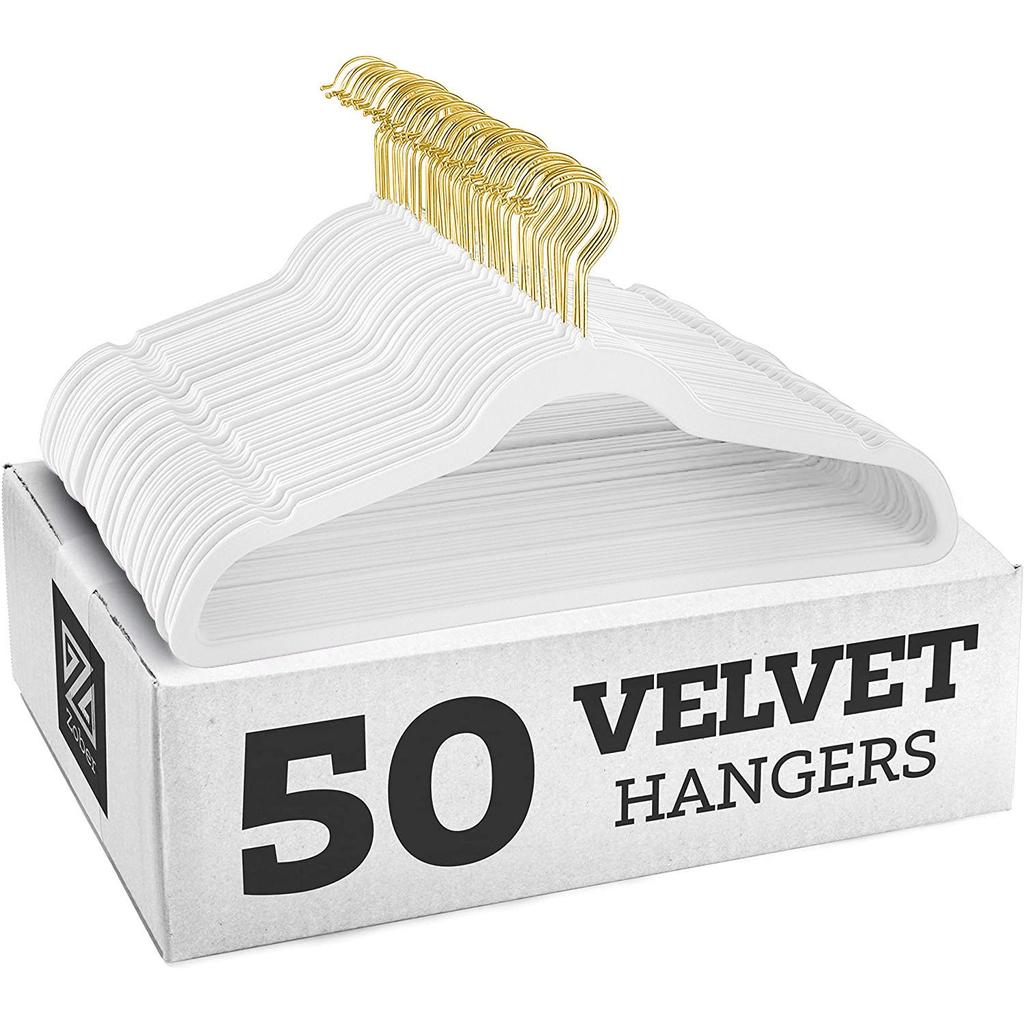 European & American Non-Slip Flocked Magic Wardrobe Clothes Hangers 