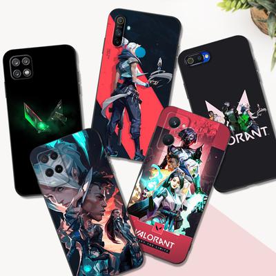 Black Tpu Case For Realme 9 Pro Plus 9i GT Neo2 Narzo 10A 20A 20 30 30A 50A 50i 4G 5G ValorantS GameS