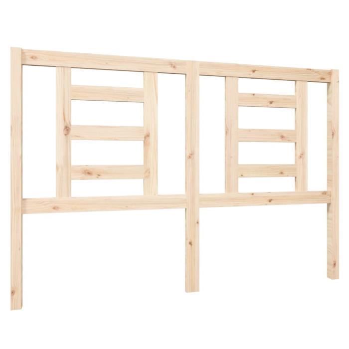 VidaXL Tête de lit 146x4x100 cm Bois massif de pin 818820