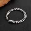 KALEN 9mm Curb Cool High Polished Chain Necklace Bracelet Jewelry Set 316L Stainless Steel