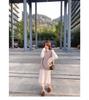 2026 Elegant Korean Style Women's Lace Mesh Top with Half-High Collar - Autumn/Winter Collection