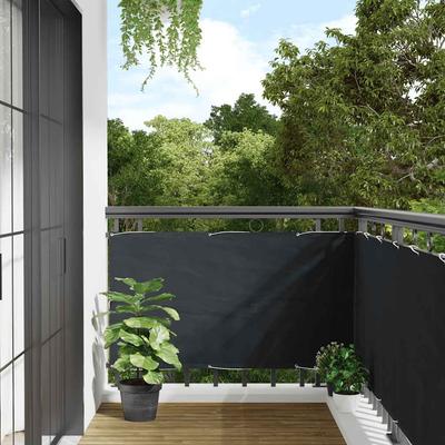 Vidaxl Balcony Screen, Anthracite, 75X500 Cm, Oxford Fabric