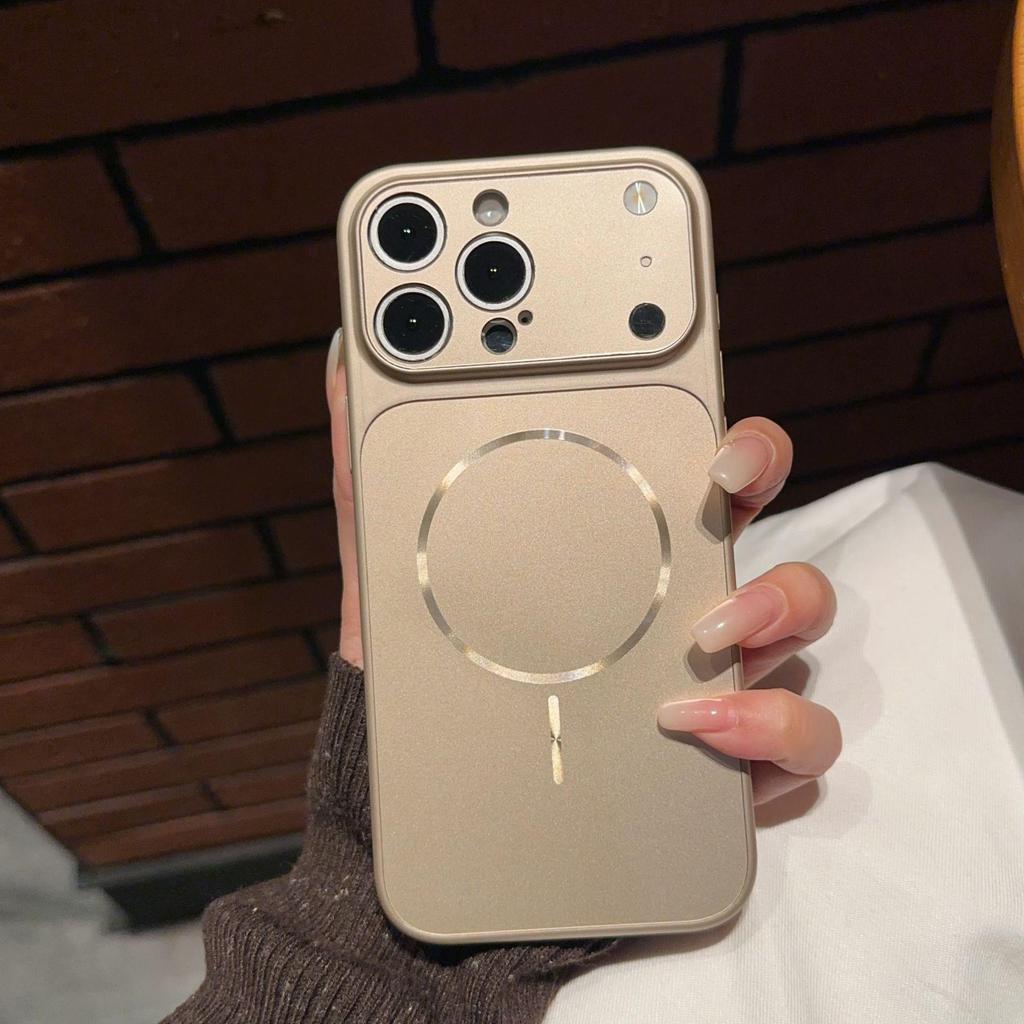 17-Window Magnetic Acrylic Case for Apple 14/15/16/17 Pro Max – Full Protection