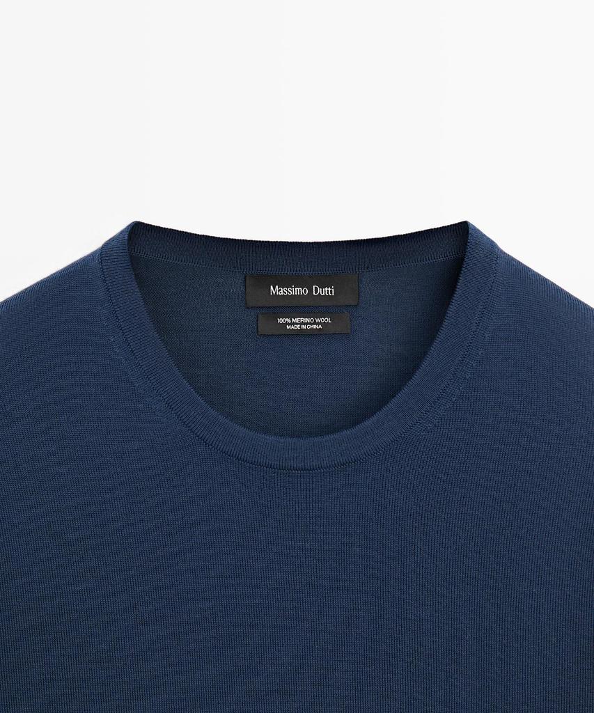 Masimodutti Merino Wool Knit Sweater