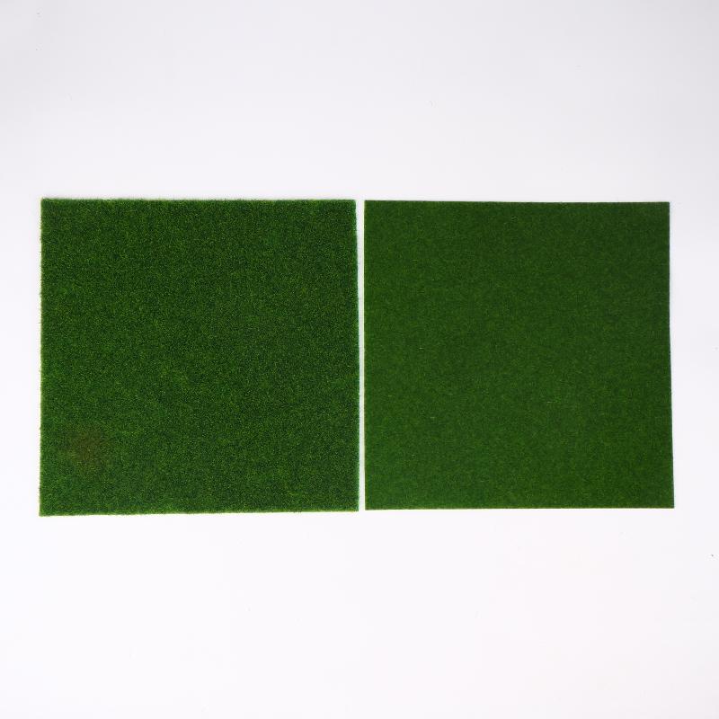 1/2Pcs Diy Project Model Scene Railway Layout Accessories 15/30Cm Square Grass Mat 3Mm 5Mm 8Mm Thick Artificial Lawn Carpet