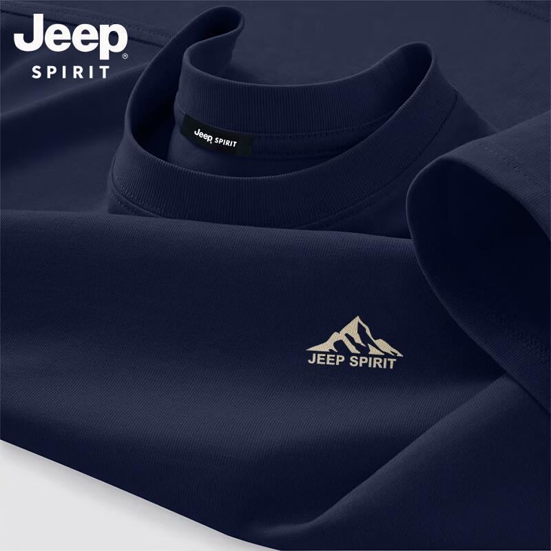 Мужская футболка JEEP SPIRIT из чистого хлопка с коротким рукавом 3XL