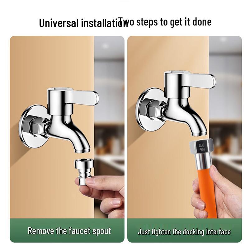 KEGOO Faucet Extender with Universal Rotating Nozzle