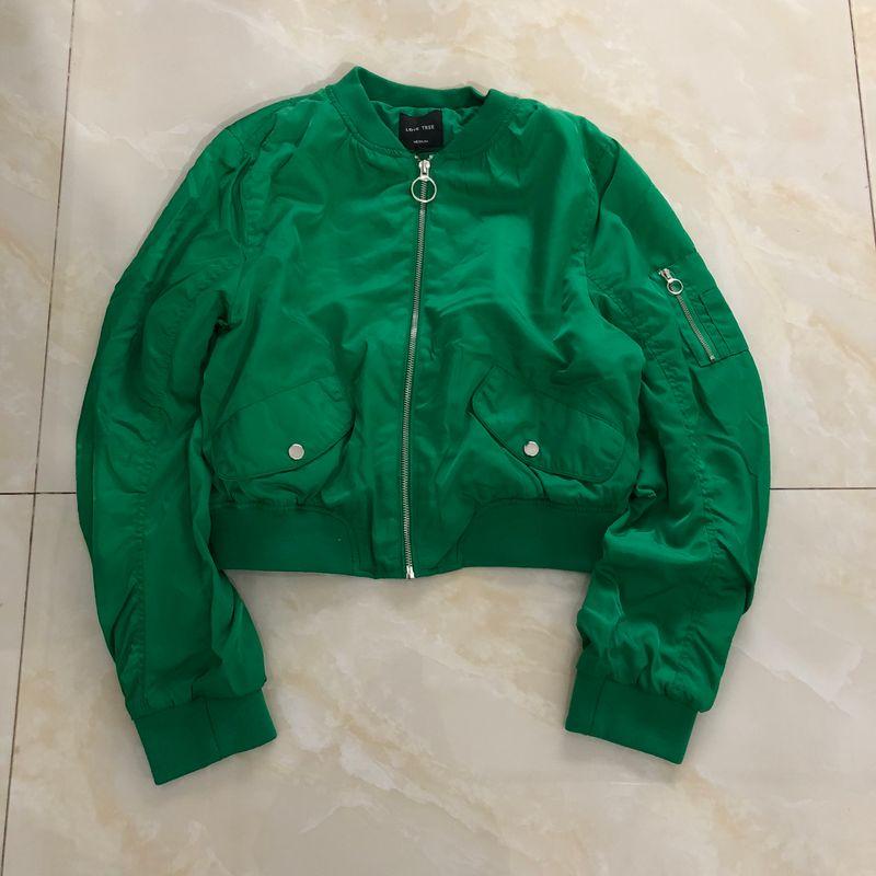 

Thin Cotton Jacket Outwear Fall and Winter New Arrival Foreign Trade Women s Clothing Fashion Stand Collar Long-Sleeve Zipper Casual Outwear 27354 Green (short) A- 5-8-3 S