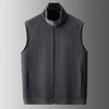 IMAGINEX Men's Business Casual Stand-Collar Texture Vest