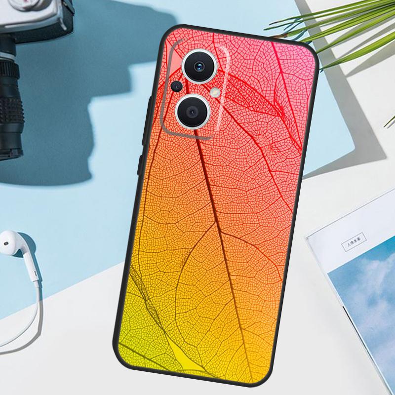 Colorful Leaves Cover For OPPO Reno 14F 13F 12F 11 F 10 12 13 14 Pro 7 8 Lite OPPO Find X9 X8 X6 X5 Pro Case