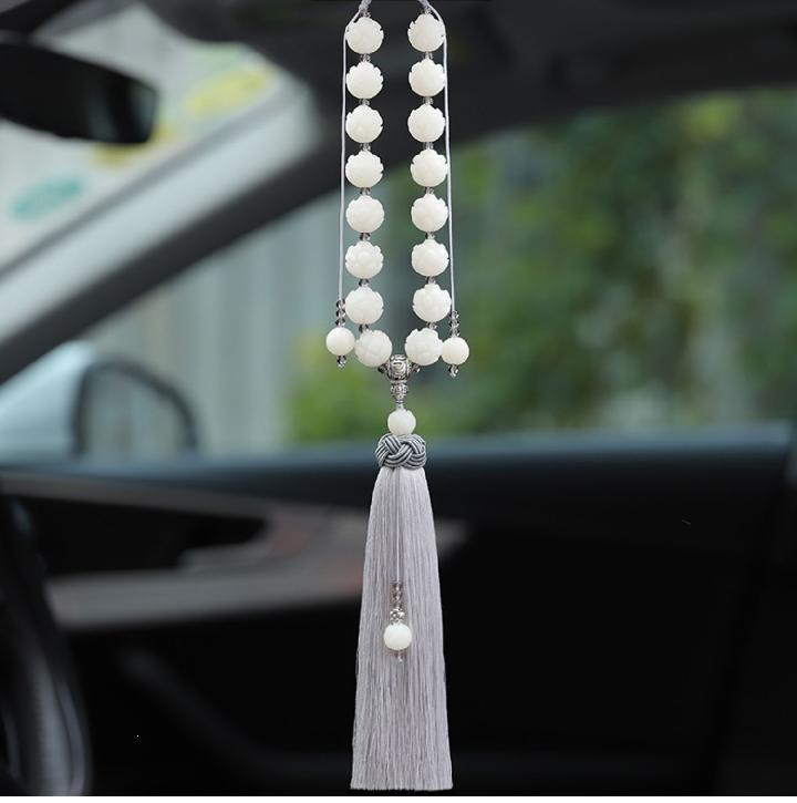 Bodhi Lotus Style Good Luck Car Pendant Ornament