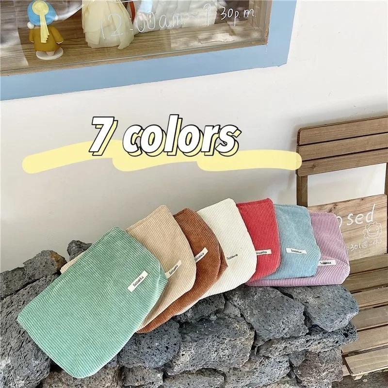Pink Leopard Print Women's Cosmetic Bag Retro Flower Ladies Small Clutch Purse Travel Handbags Schoolgirl's Pencil Storage Bags