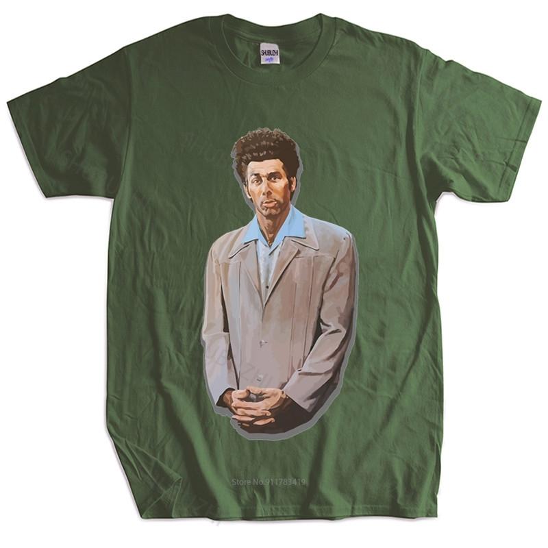 Unisexs Brand Tshirt Male Gift Tops Stylish T Shirts Kramer Painting From Seinfeld Unisexs Loose Tops For Him Plus Size Teeshirt