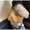 Retro and Casual Style Simple Hand-held Bag with Shoulder and Underarm Tote Single-shoulder Crossbody Bag Casually