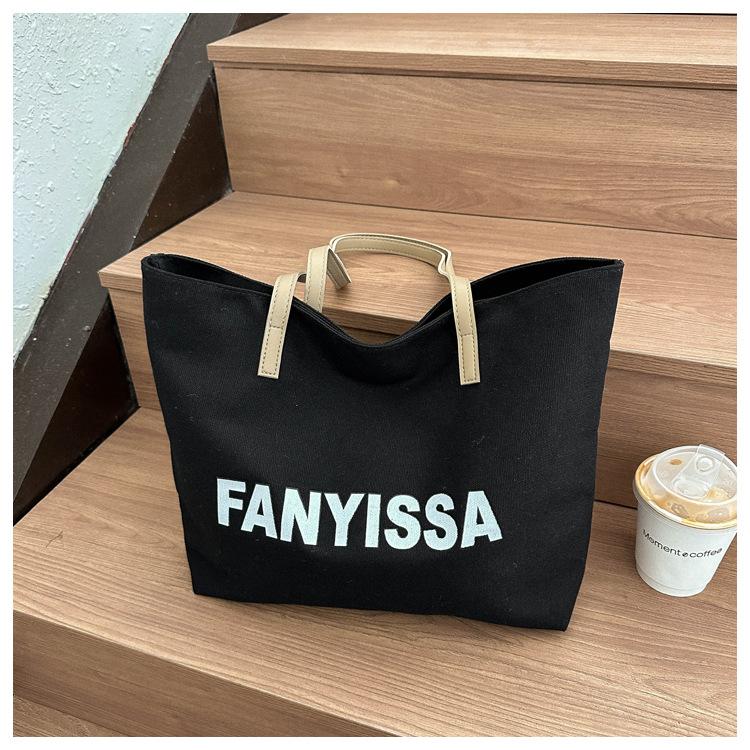 

Печать букв повседневная большая вместимость 2025 новый популярный зарубежный стиль подвеска модная мягкая поверхность плечевая сумка-тоут