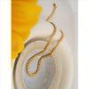 Handmade Chain Women Love Wheat Chain Necklace Simple Versatile Stainless Steel Necklace