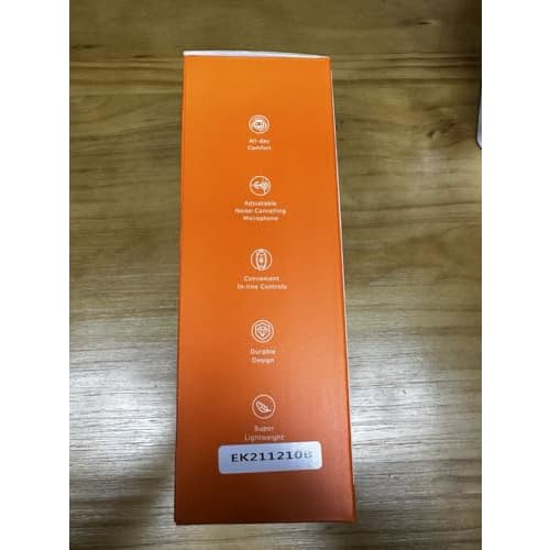 EKSA H12 Wired Headset with AI Noise Cancelling, Microphone, 3.5mm Connection, Lightweight, High-Performance Headphones with Mute Function, Volume Con