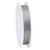 19 Strand Tiger Tail Wire 304 Stainless Steel Beading Wire, Round, Stainless Steel Color, 0.46mm, About 65.62 Feet(20m)/Roll
