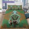 Cartoon Pattern Bedding Quilt Set Quilt Cover Pillowcase Home Decoration Birthday Gift (1 * duvet cover + 2 * pillowcase, without core)