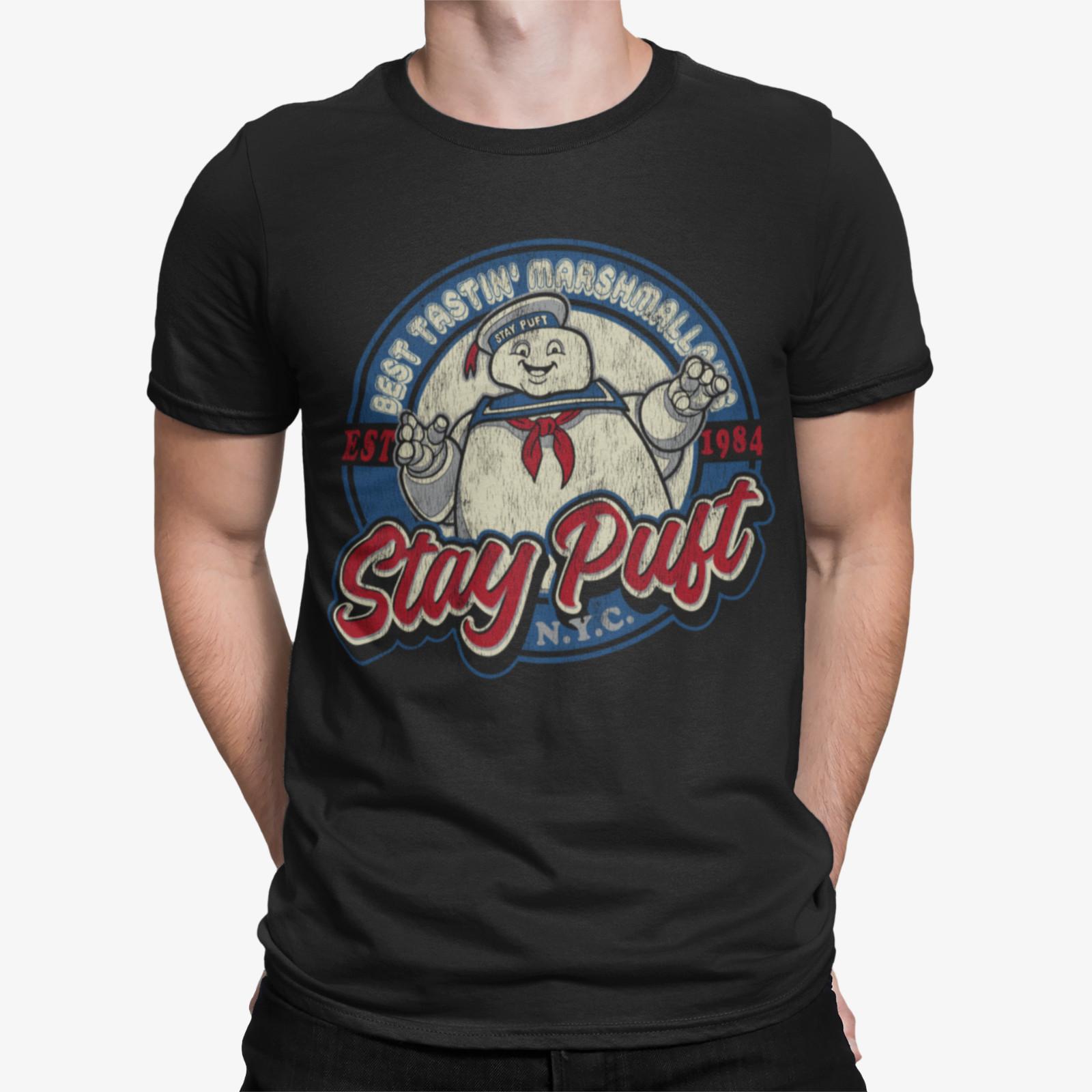 ghostbusters stay puft film movie crime mens birthday horror t shirt M