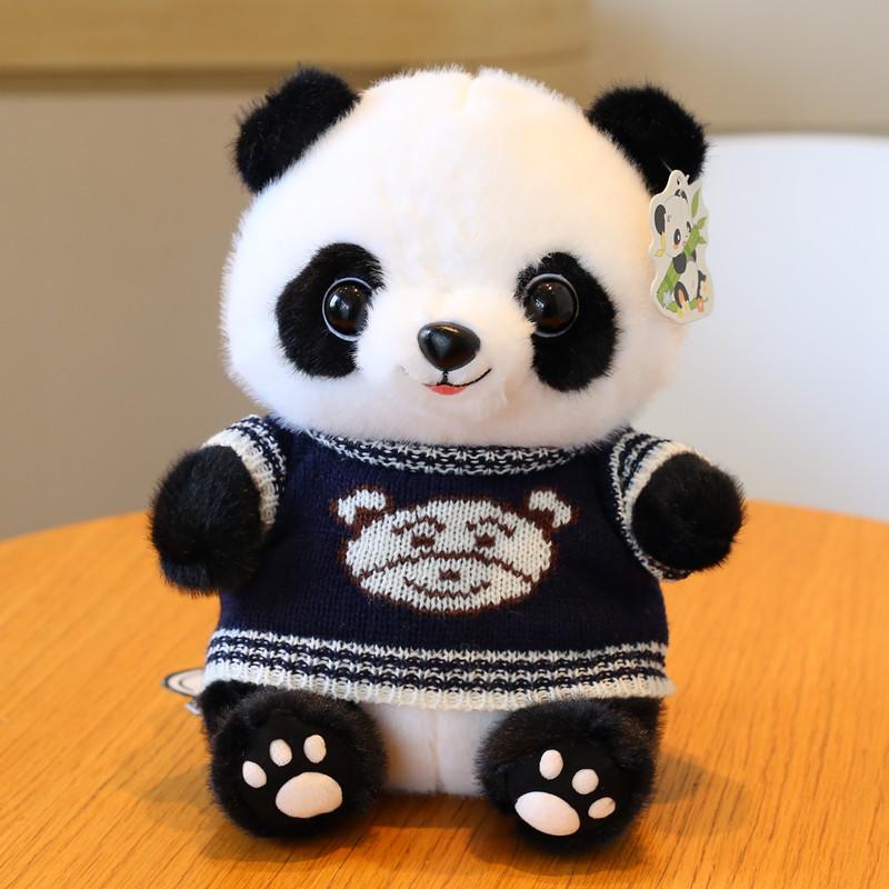 Adorable Giant Panda Plush Toy - Realistic Stuffed Animal for Kids